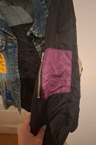 Chaqueta Vaquera Estilo Bomber
