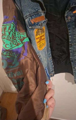 Chaqueta Vaquera Estilo Bomber