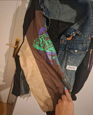 Chaqueta Vaquera Estilo Bomber