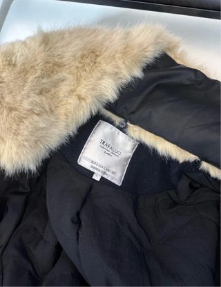 Abrigo paño Zara azul