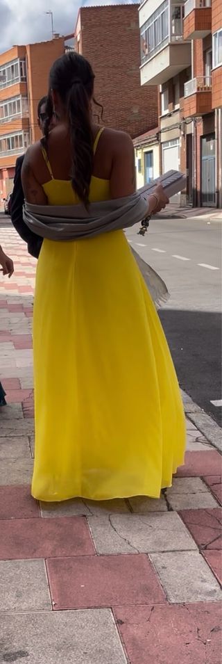 Vestido amarillo evento/boda