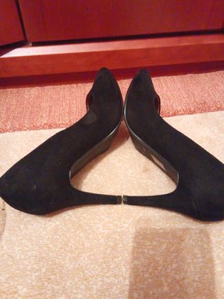 Zapatos de tacón negros talla 37