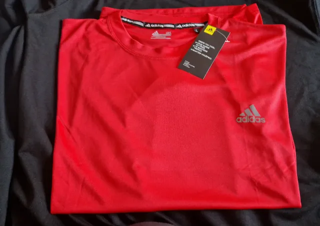 Camiseta Adidas Roja Talla L Hombre