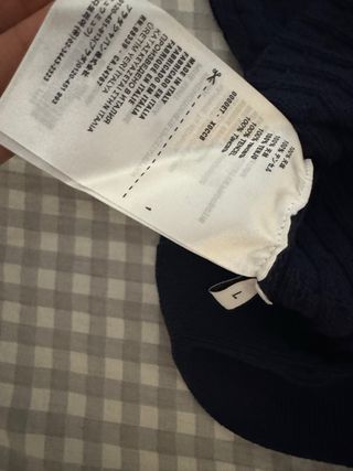Camiseta Miu Miu azul manga corta