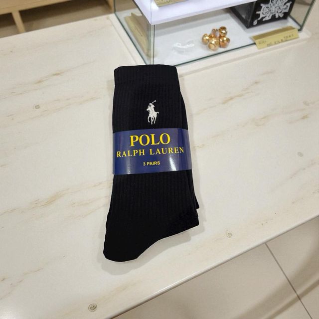 Calcetines Polo Ralph Lauren Negros (3 Pares)