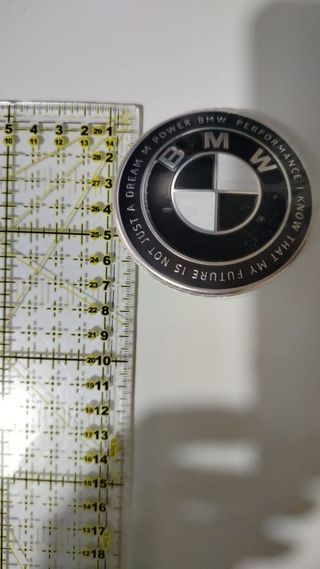 Anagrama BMW M Power Performance Negro