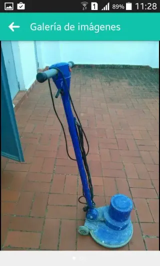 Máquina abrillantadora de suelos
