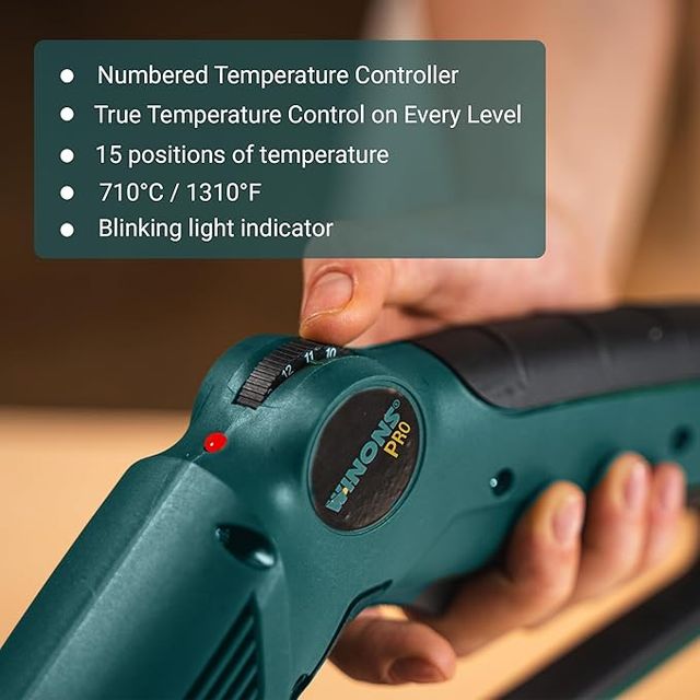 WINONS Hilo Caliente Cortador Espuma Trineo+Regla