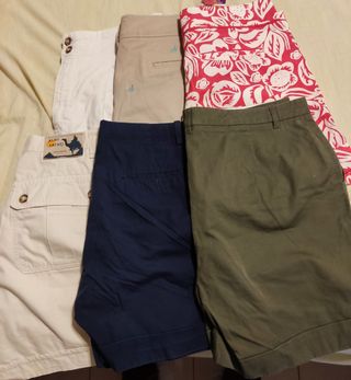 Lote 6 pantalones cortos