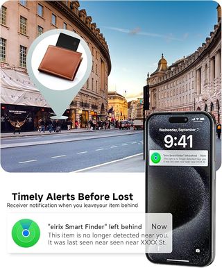 JTD 2 x Wallet Finder Card Thin 1,6mm solo iOS