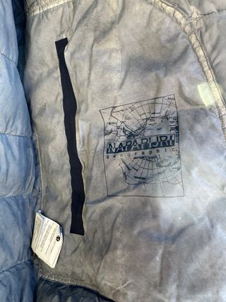 Chaqueta Plumas Hombre Talla XL Gris