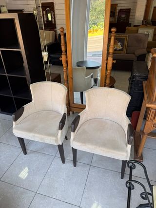 Sillon de Diseño Tela Madera 60€ cada uno