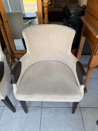 Sillon de Diseño Tela Madera 60€ cada uno