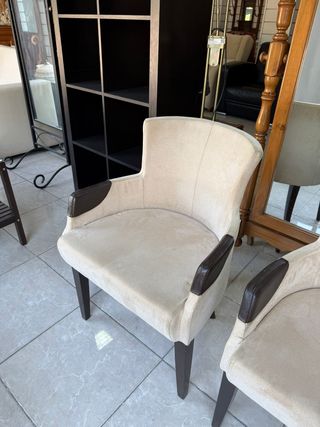 Sillon de Diseño Tela Madera 60€ cada uno