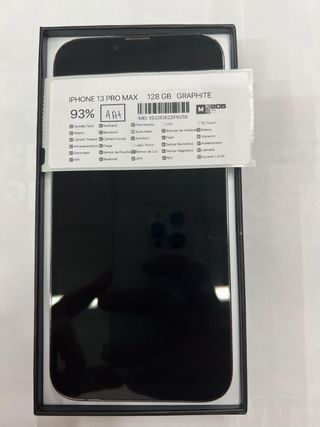 iPhone 13 Pro Max • 128 GB • Negro