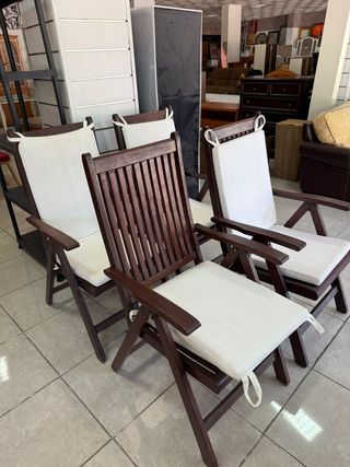 Silla de madera plegable 30€