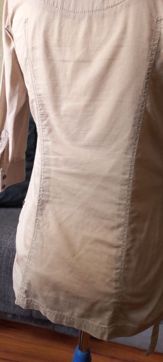 Blusa beige mujer