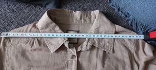 Blusa beige mujer