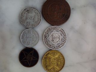 monedas de varios países.