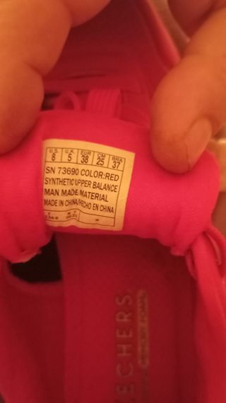 Zapatillas Skechers Rojas Nuevas Sin Usar