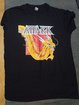 Camiseta Attack Talla M Heavy Metal
