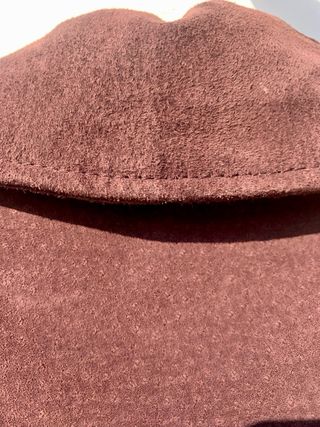 Chaquetón 3/4 piel morado