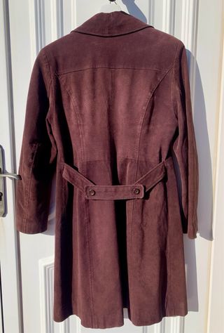 Chaquetón 3/4 piel morado