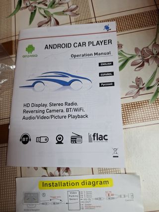 Pantalla Coche Universal de 10" con Cámara trasera