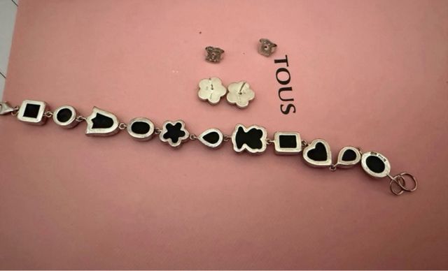 Conjunto Tous Pulsera y Pendientes
