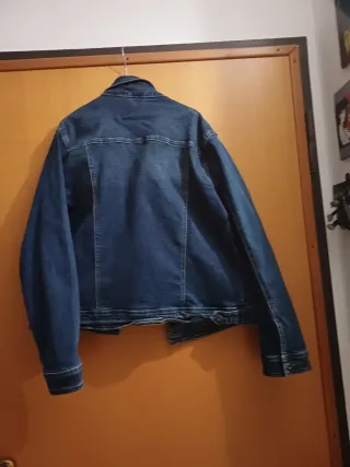 Giubbotto jeans donna blu