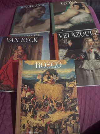 Collezione di libri d'arte dei grandi pittori