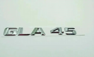 EMBLEMA CROMADO MERCEDES BENZ LETRAS GLA45