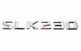LOGO MERCEDES BENZ LETRAS SLK230 S-CLASE EMBLEMA