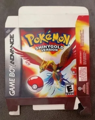 CAJA POKEMON SHINYGOLD VERSIÓN - GAME BOY ADVANCE