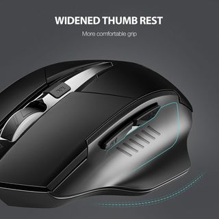 Inphic PM6 mouse inalámbrico recargable, silencioso