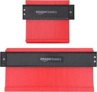 Amazon Basics Calibres para Contornos, Paquete de 2, 12.7 y 25.4 cm