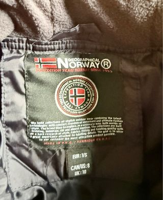 Chaqueta Geographical Norway Negra Mujer Talla M