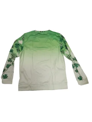 Camiseta verde con flores Talla XL