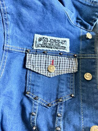 Cazadora vaquera diseño increíble. unisex.
