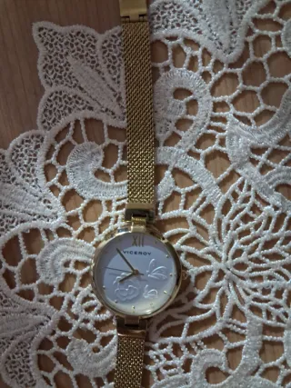 Reloj Viceroy Dorado y Blanco