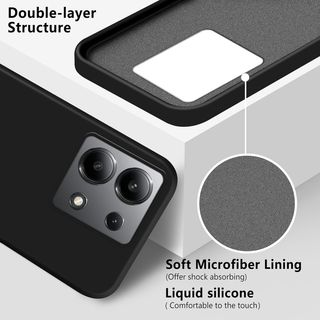 Funda con Cuerda para Xiaomi Redmi Note 13 5G, Negra