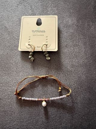 Conjunto Pulseras y Pendientes Cucocuca Nuevos