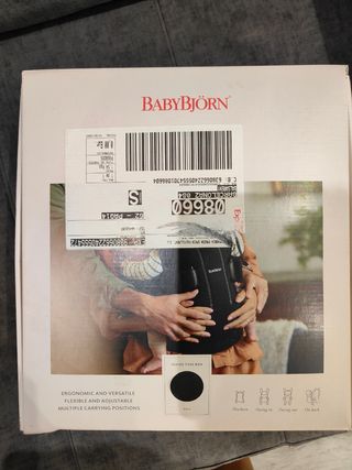 Mochila Portabebés BabyBjörn Negra