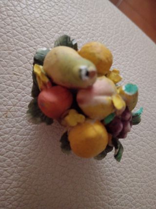 Cestino frutta ceramica Capodimonte