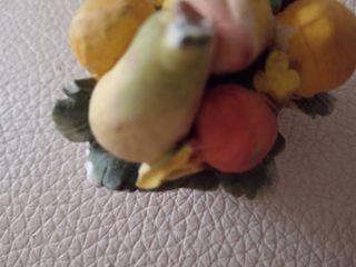 Cestino frutta ceramica Capodimonte