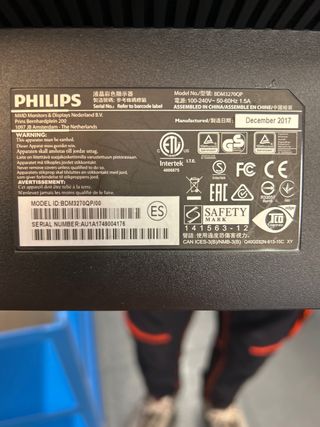 Monitor Philips BDM3270 Nero