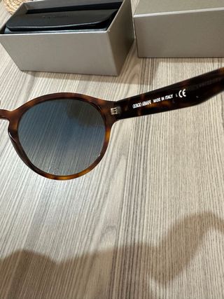 Occhiali da sole Giorgio Armani marroni