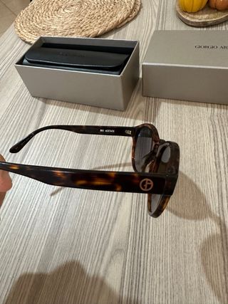 Occhiali da sole Giorgio Armani marroni