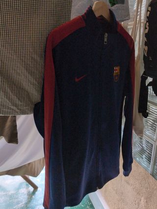 Sudadera Nike FC Barcelona Azul y Roja