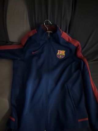Sudadera Nike FC Barcelona Azul y Roja